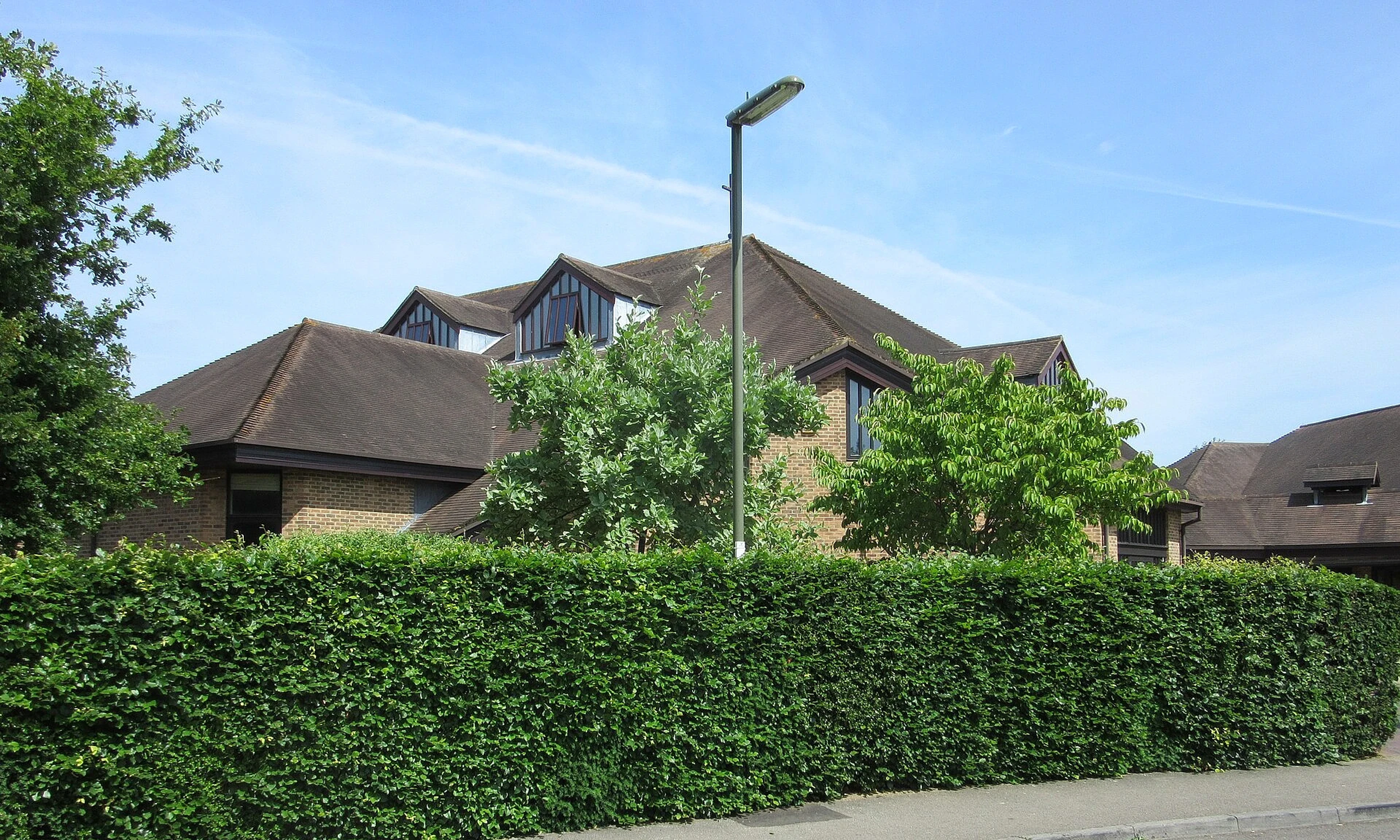 Weybridge town centre and local streets in Surrey