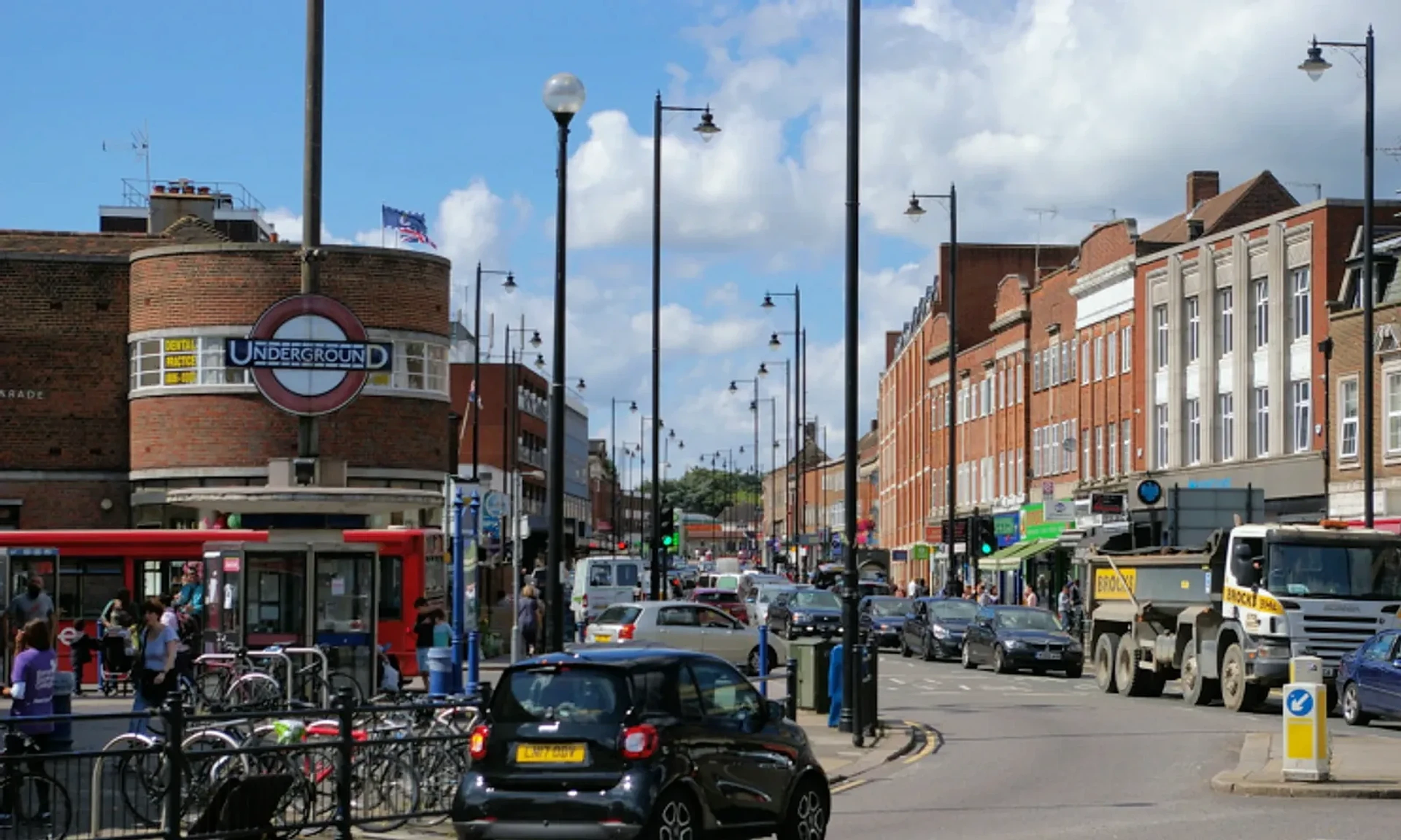 Southgate town centre and Underground station