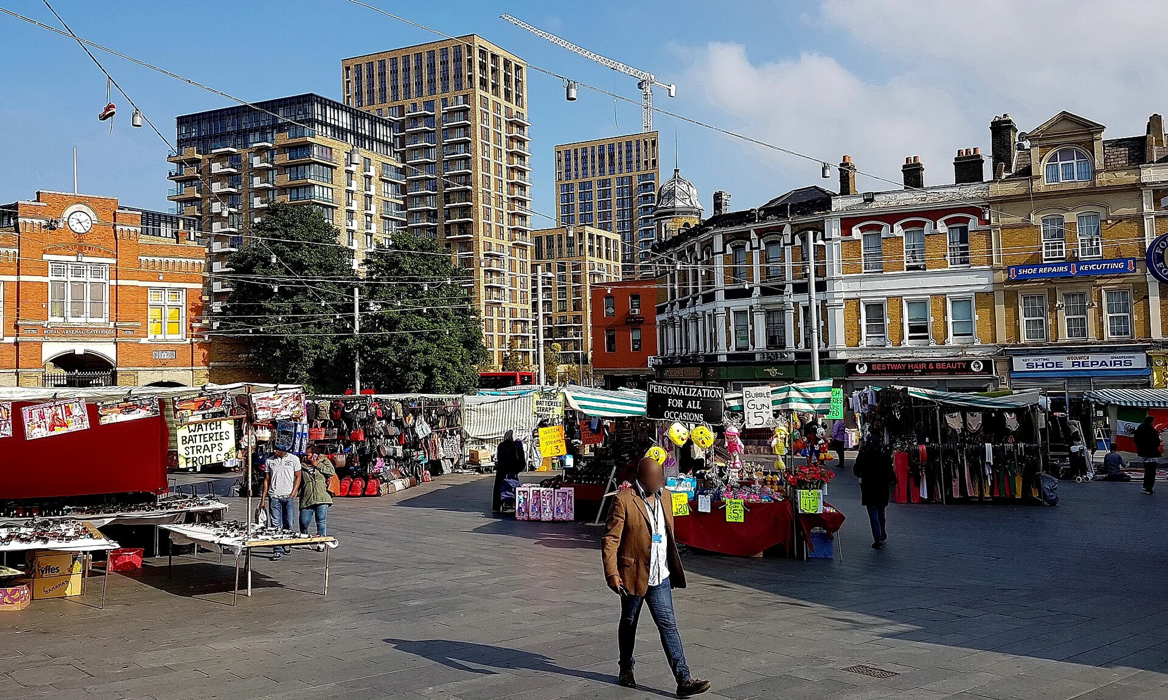 Beresford Square market in Woolwich